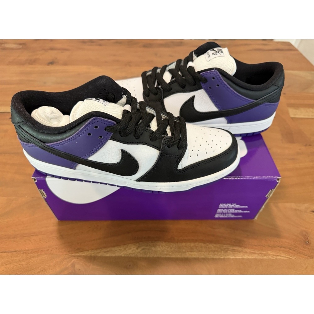 Nike SB Dunk Low Court Purple Shoe BQ6817-500 NEW Men's Size 8